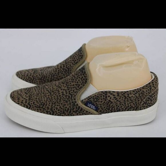Vans Off The Wall M6 W7. 5 Animal Print Cheetah Slip On Sneaker. - Picture 12 of 12